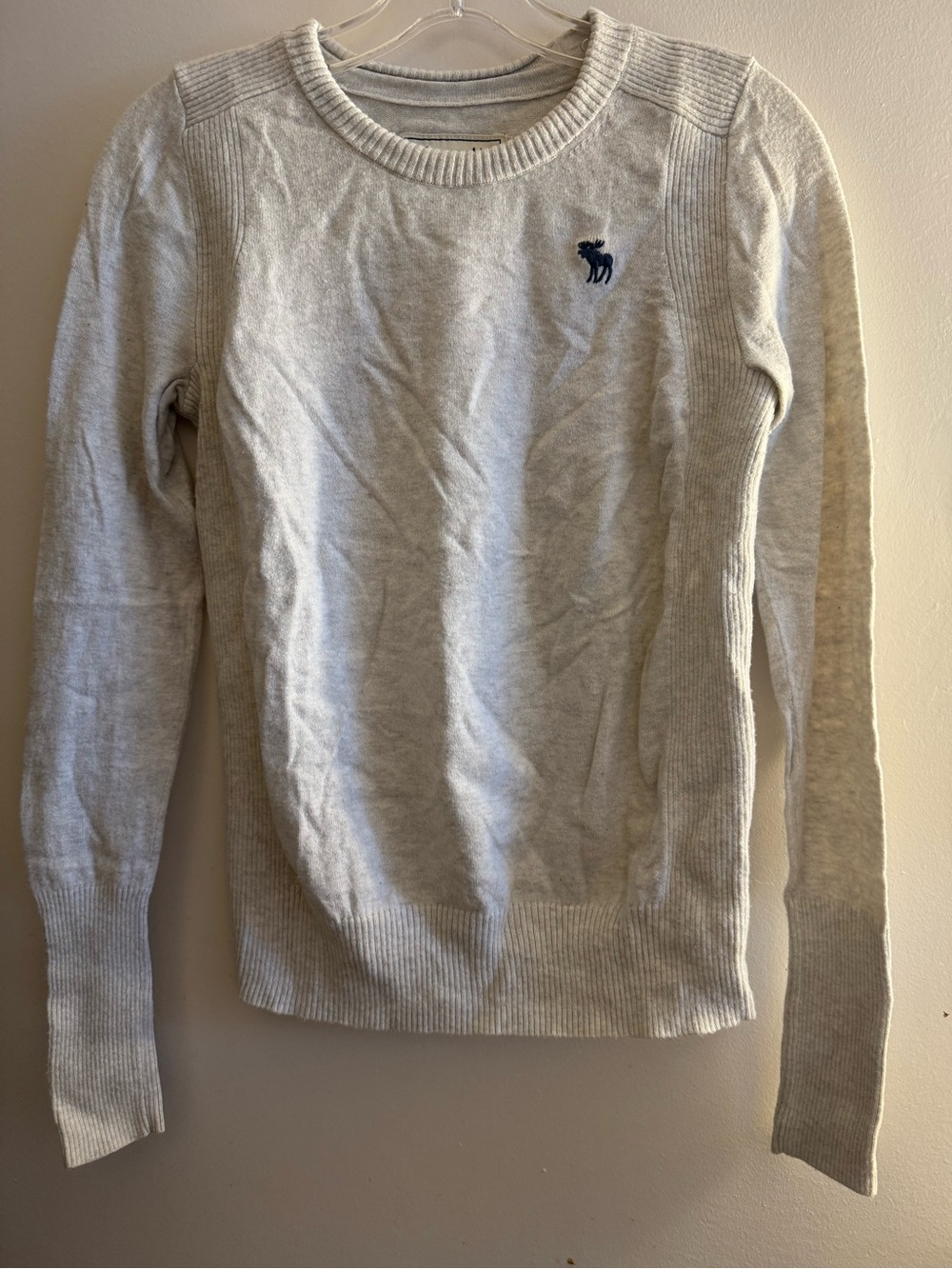Abercrombie & Fitch Cotton/Cashmere Crewneck Sweater - Pre-loved/EUC - Size XS